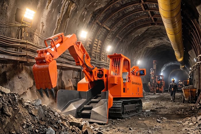 Empowering High-Efficiency Tunneling: Two Crawler-Type Excavator Loaders Successfully Commissioned at Hebi Coal Group