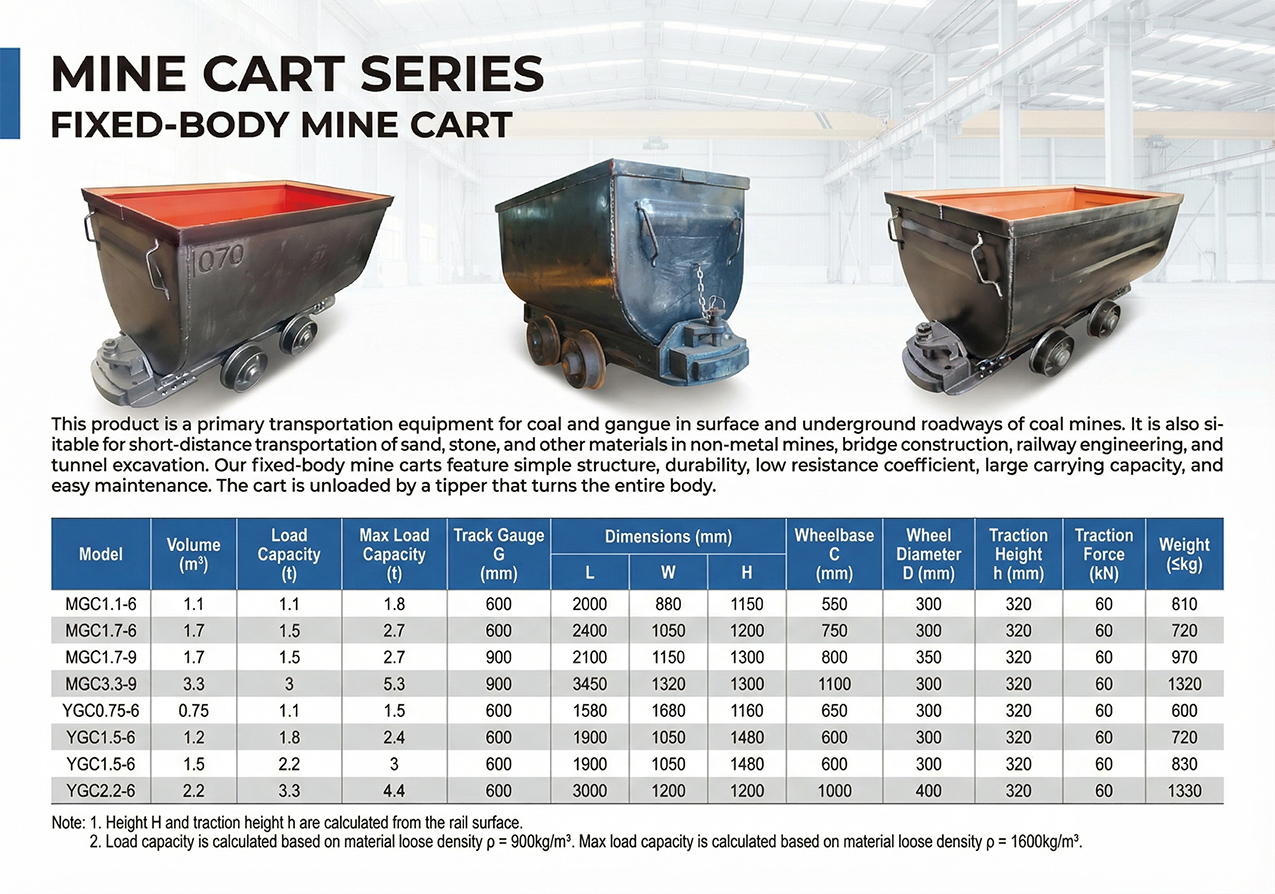 Fixed-Body Mine Car — detail image 2