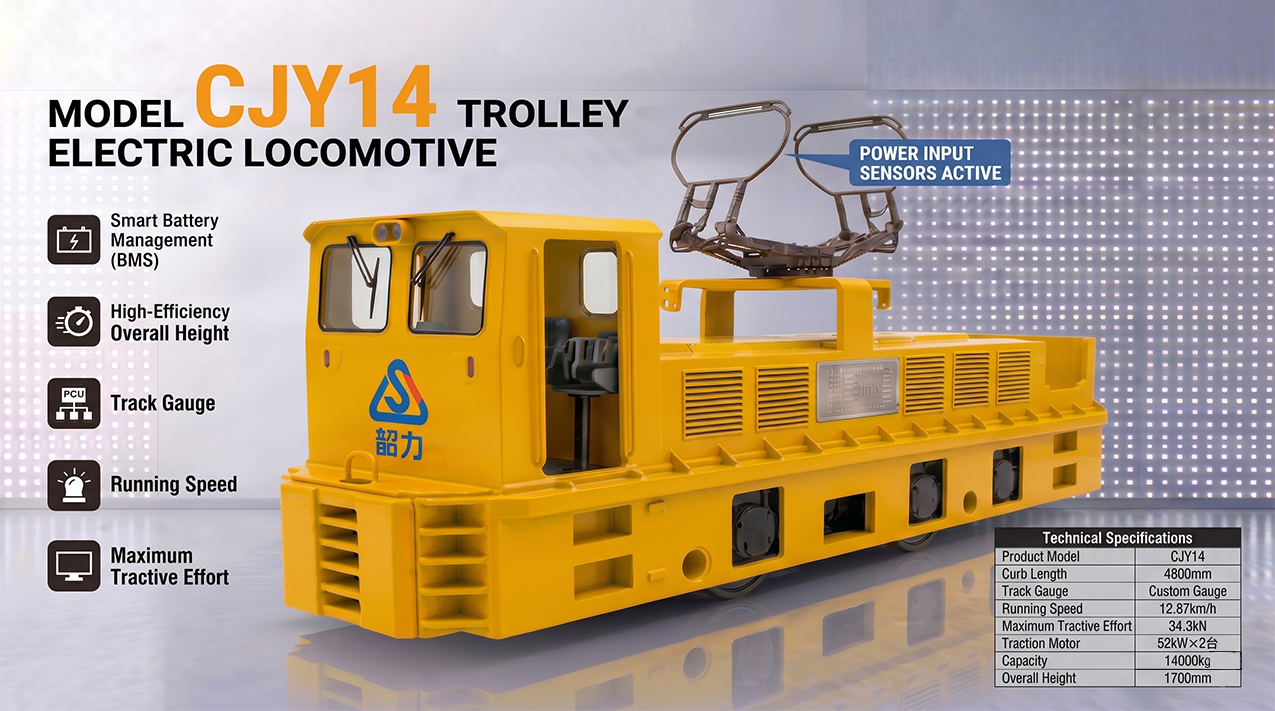 14-Ton Trolley Mining Locomotive — detail image 2