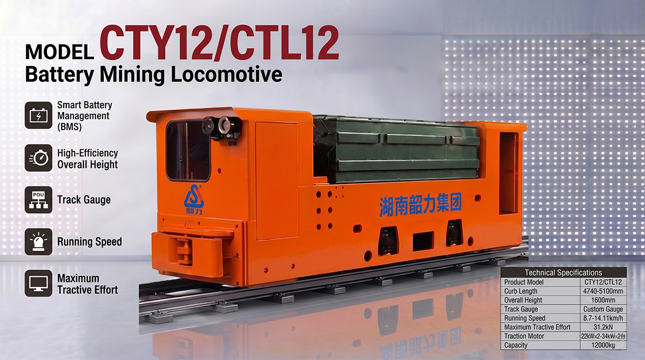 12-Ton Battery Mining Locomotive — detail image 2